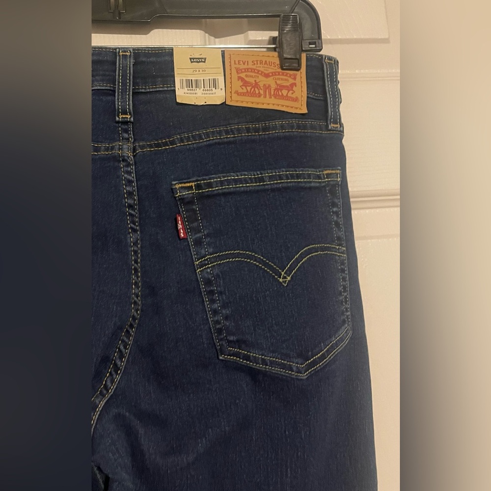 👖Levi’s 726 High Rise Flare Jeans Dark Wash NWT Size 29x30 - Picture 8 of 9